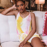 Colorful And Cute Tie Dye Shift Tank Image - 1