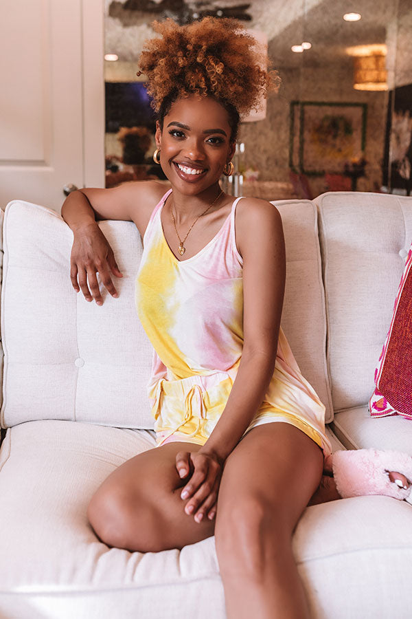Colorful And Cute Tie Dye Shift Tank Image - 3