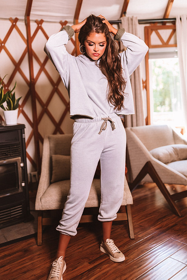 Cozy Called Joggers In Grey