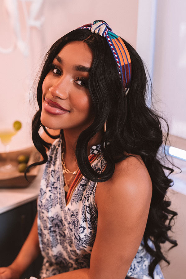 Style Session Headband In Blue