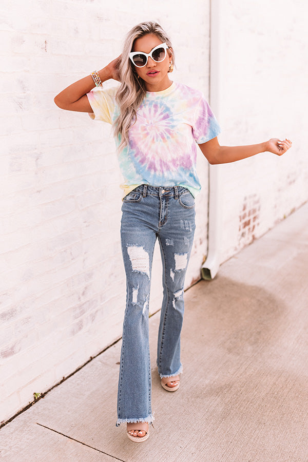 Seaside Estate Tie Dye Shift Tee