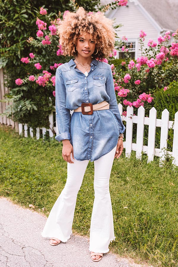 Dallas Weekend Chambray Button Up