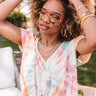 Message In A Bottle Polarized Aviator Sunnies In Orange Image - 1