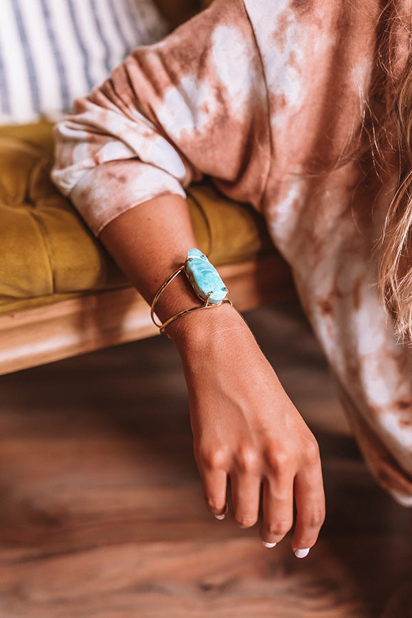 The Lynda Larimar Stone Cuff