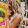 Knot Your Type Headband In Yellow Image - 1