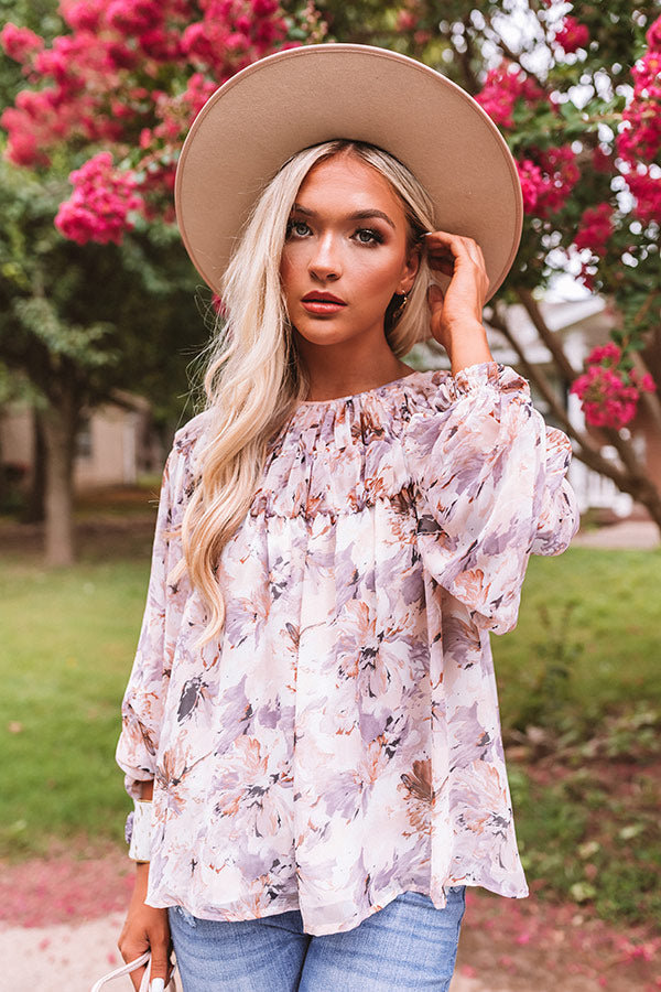 Boston Balcony Floral Shift Top