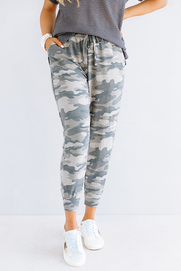 Cozy On The Couch Camo Joggers