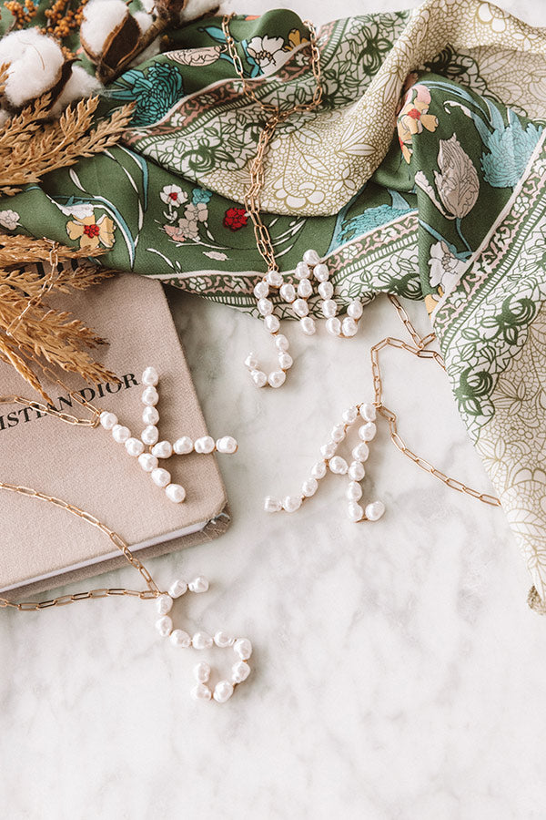 The Good Years Initial Necklace