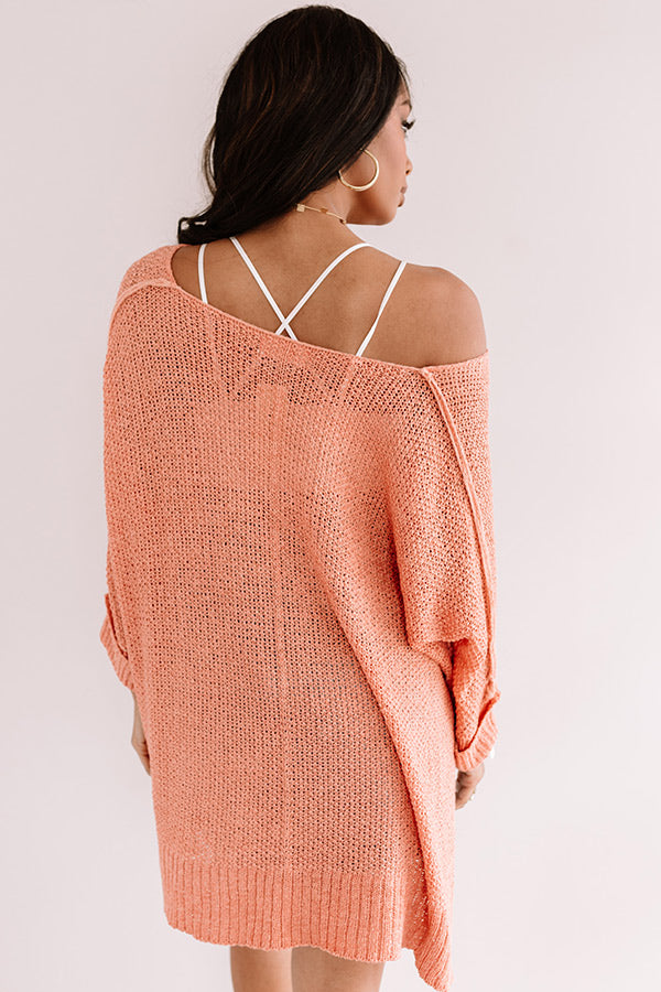 Colorado Woods Knit Sweater In Peach Image - 1