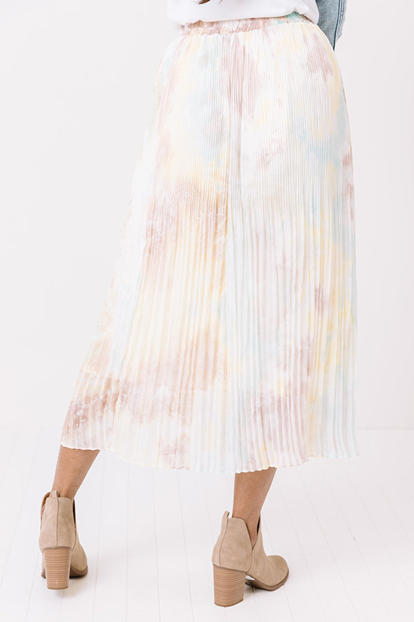 Brunch In Paris Watercolor Skirt Image - 1