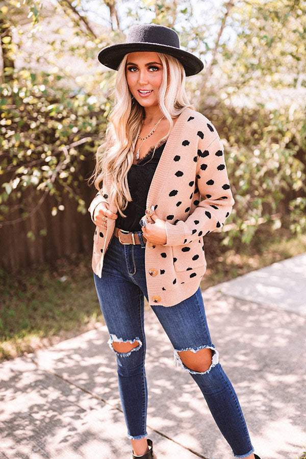 Outfit On Repeat Cardigan In Khaki