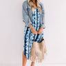 Admire From Afar Tie Dye Midi Image - 1