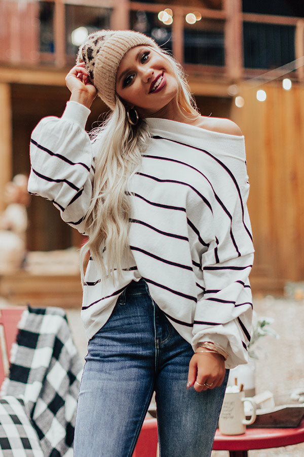 Rocky Mountain Highlights Stripe Sweater
