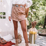 Wine Cellar Corduroy Skirt In Iced Mocha Image - 1