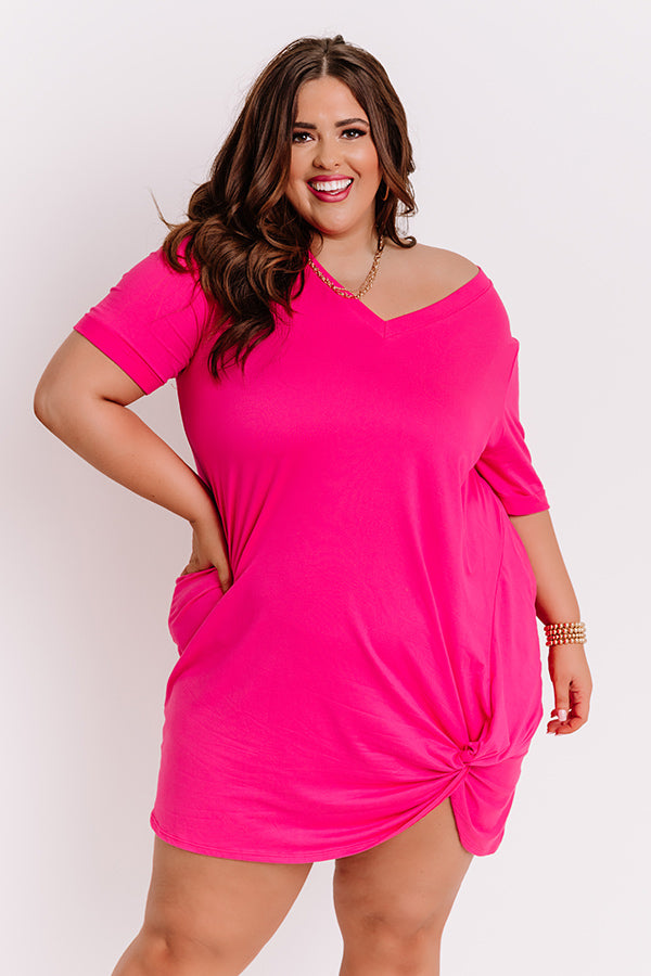 Dinner And Show Shift Dress In Hot Pink Curves Impressions Online Boutique Dinner And Show Shift Dress In Hot Pink Curves Impressions Online Boutique