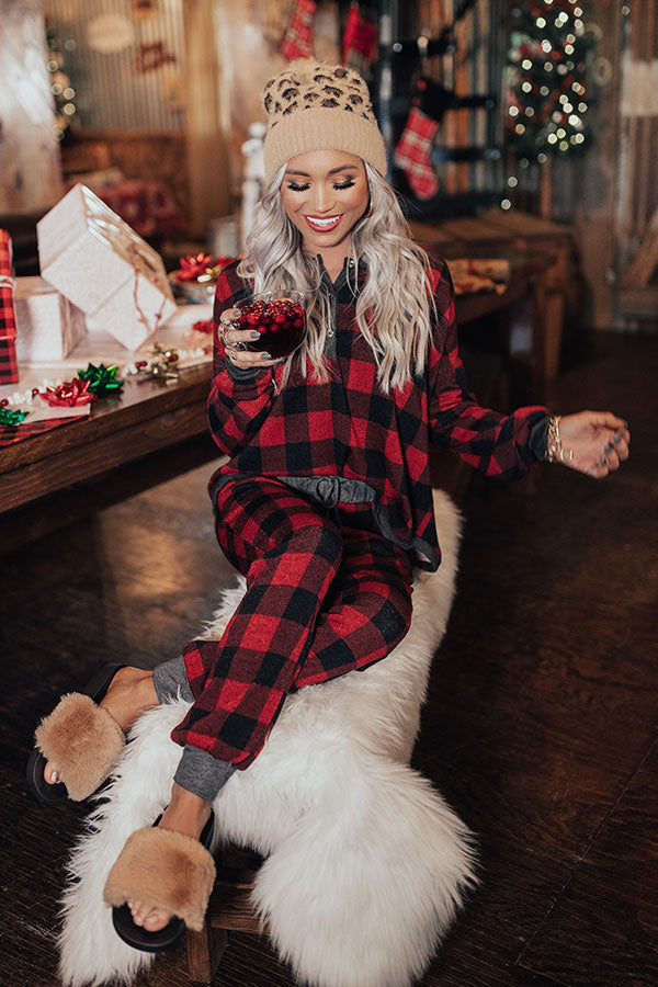 Campfire Cozies Buffalo Check Top
