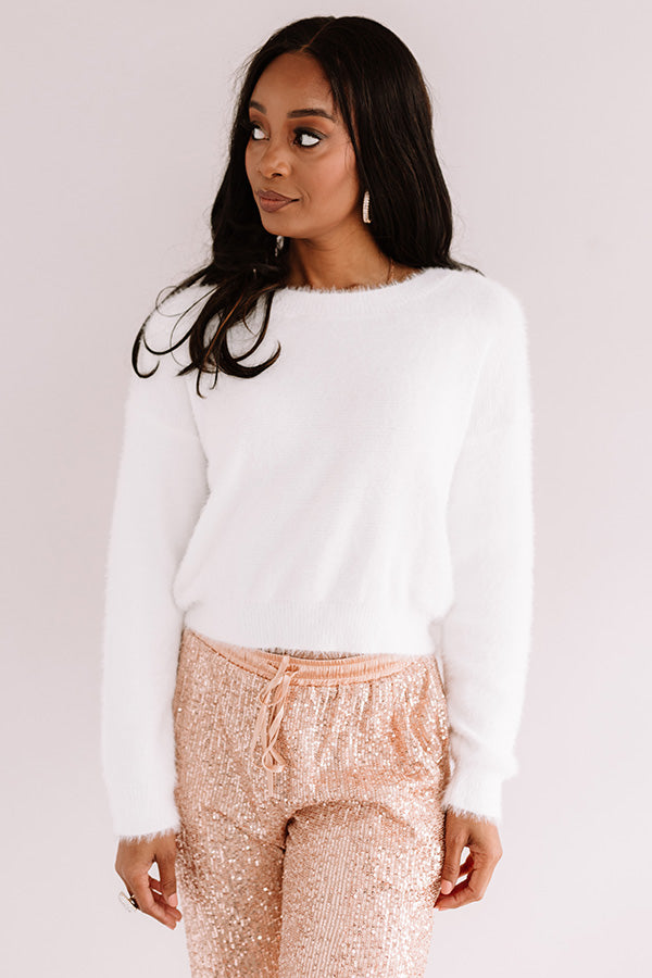 Cozy Stay Ultra Soft Sweater In White