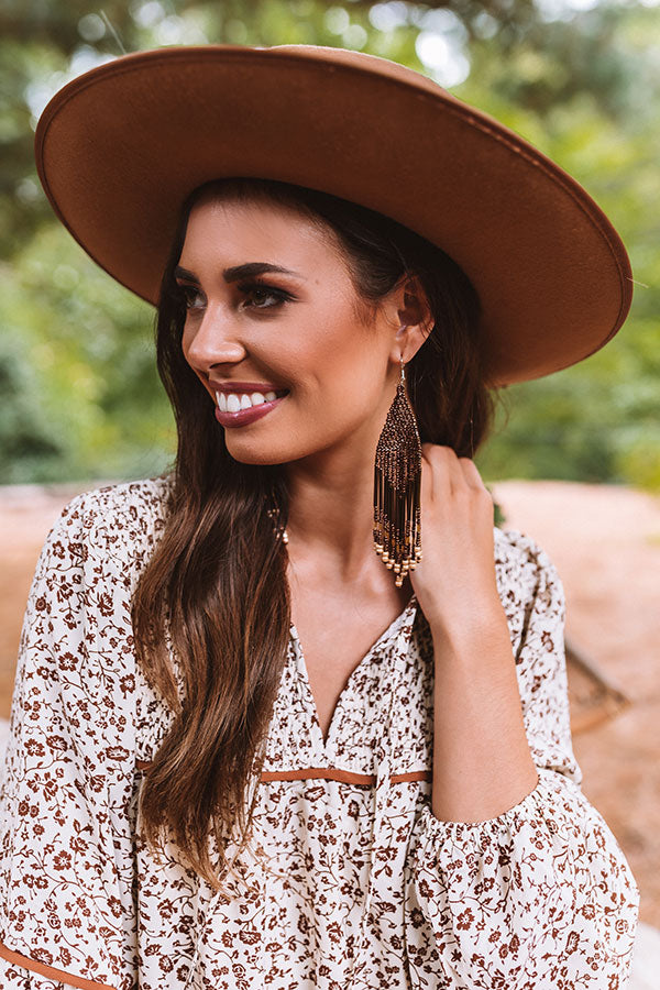 Sweet Gaze Beaded Earrings