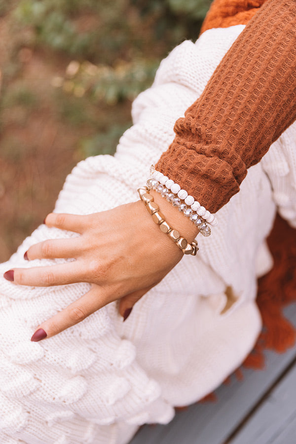 The Denver Stretchy Stack Bracelet Set