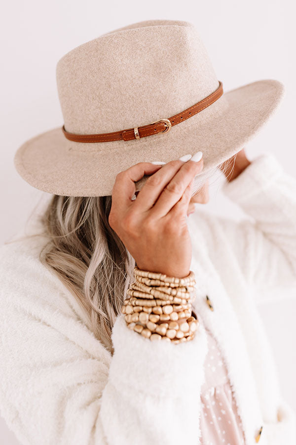 Floating On Cloud Nine Fedora In Iced Latte