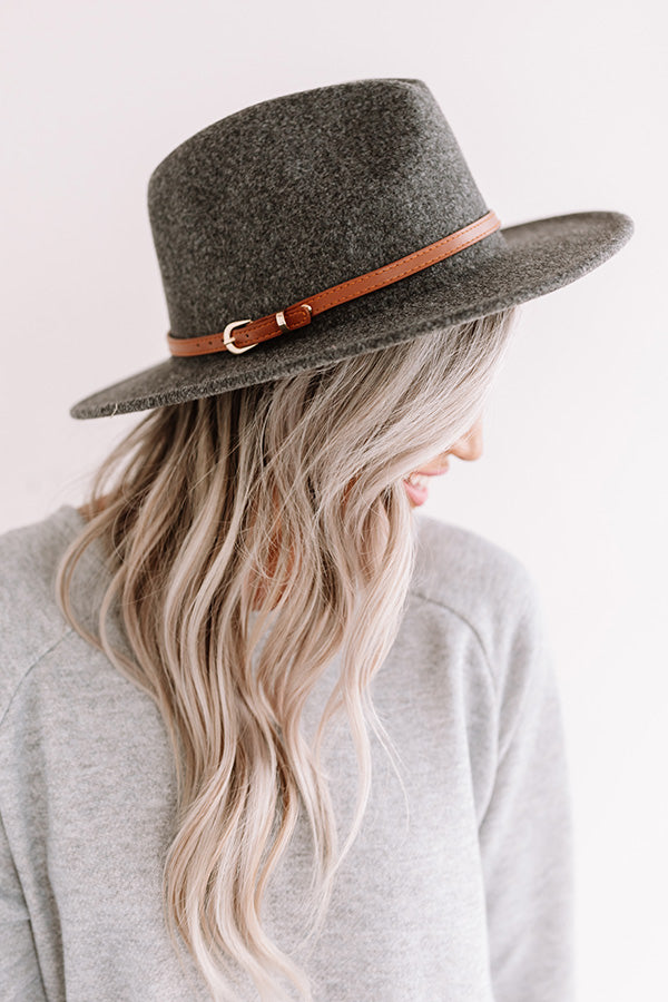 Floating On Cloud Nine Fedora In Charcoal
