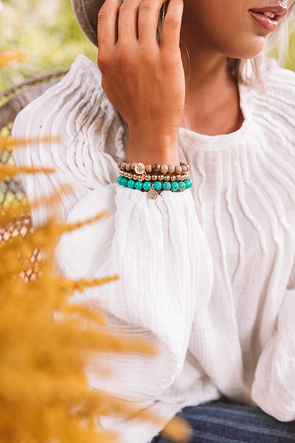 The Hallie Stretchy Stack Bracelet Set