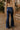  denim dark wash The Blakely High Waist Flares In Dark Wash 