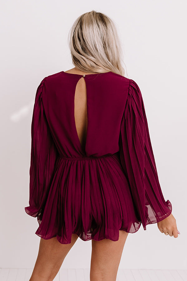 Celeb Sighting Romper in Windsor Wine Celeb Sighting Romper in Windsor Wine