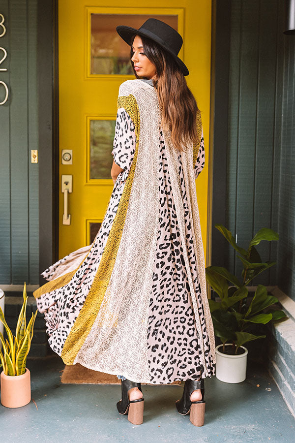 Ever After Leopard Duster