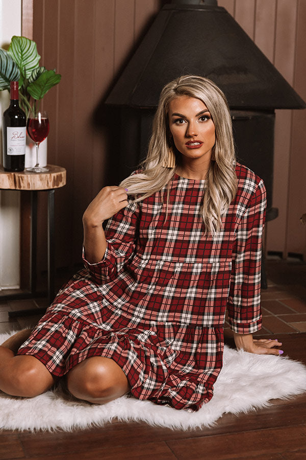 Cinnamon And Spice Plaid Babydoll Dress In Wine Impressions Online Boutique Cinnamon And Spice Plaid Babydoll Dress In Wine Impressions Online Boutique
