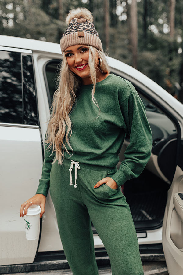 Fall Night Sweatshirt in Green