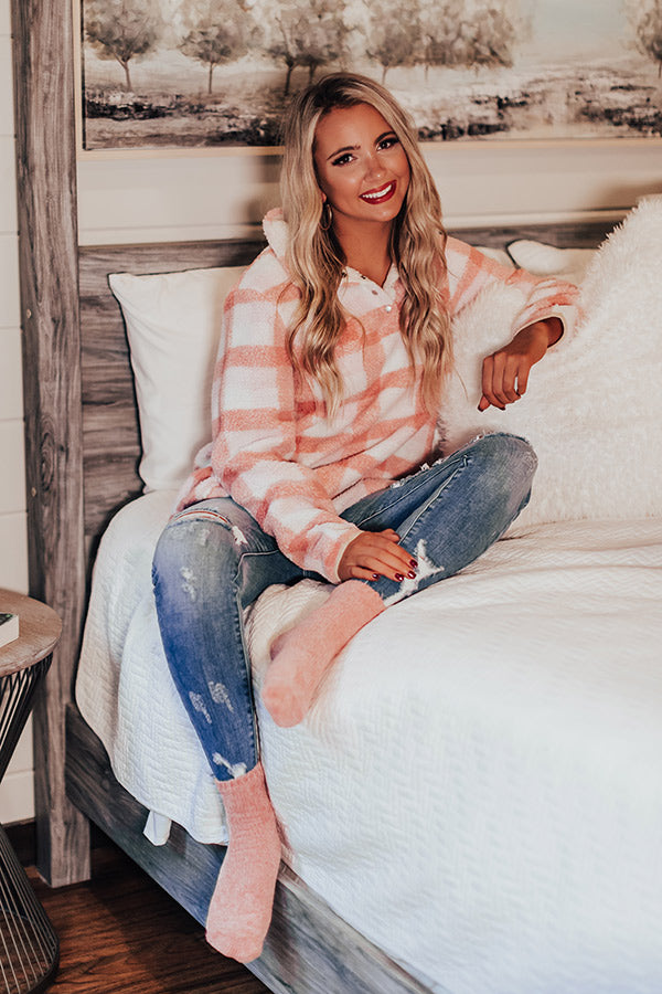 Candlelight Cozy Sherpa Pullover