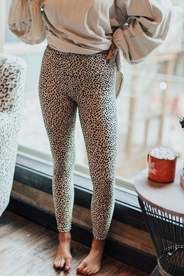Lady Of Leisure Cheetah Print Legging