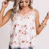 Clearly Chic Floral Tank In Ivory Image - 1