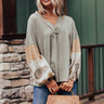 Day Market Shift Top In Sage Image - 1
