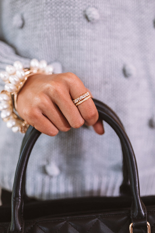 Bracha Diana Baguette Ring