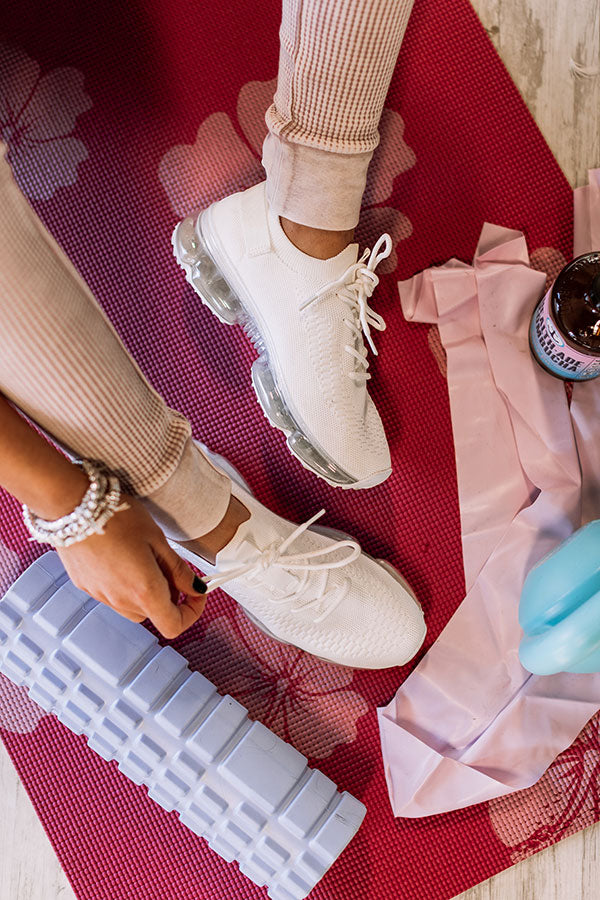 Running Free Sneaker In White