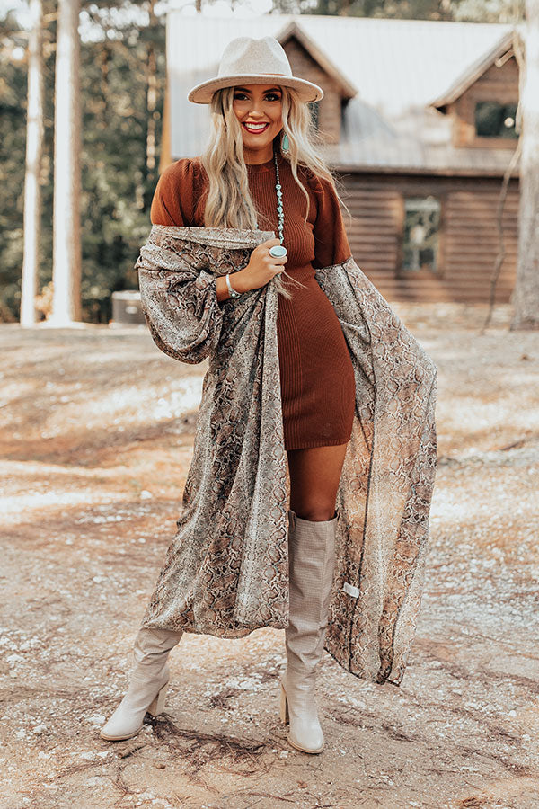 chocolate sweater dress Abundant Love Sweater Dress In Chocolate