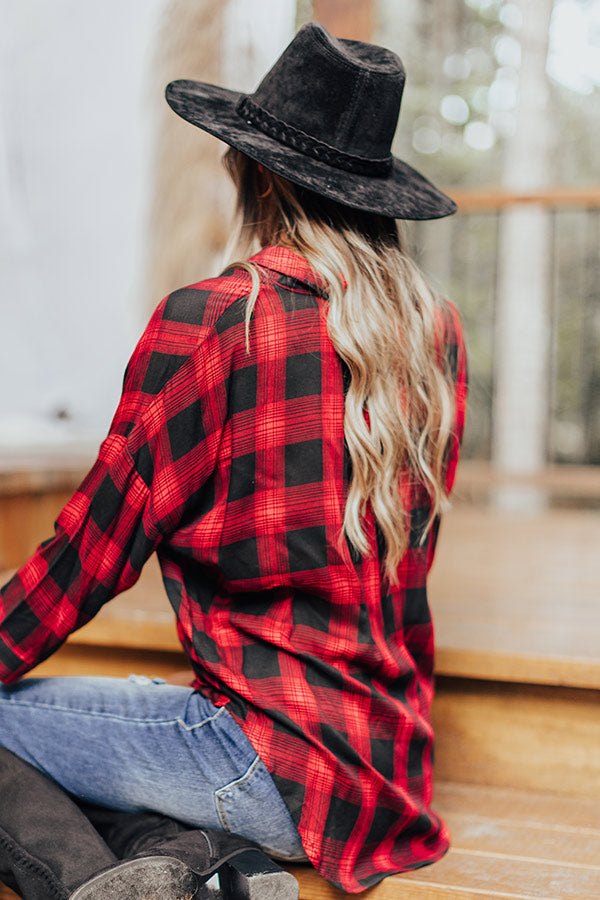 So Plaid It's Fall Top