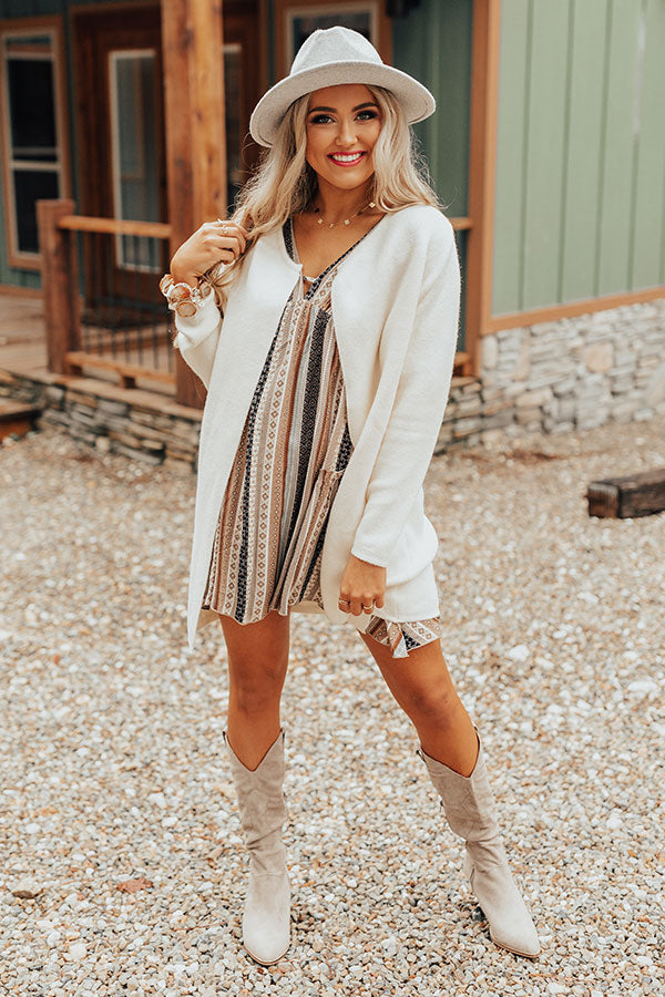 Endless Layers Cardigan In Cream