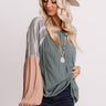 Perfectly Chic Shift Top in Hunter Green Image - 1