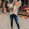 North Lake Cable Knit Sweater In Ivory Image - 1