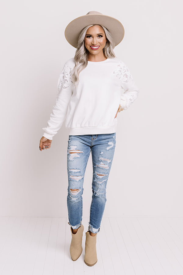 Holding Out Hope Embroidered Sweatshirt • Impressions Online Boutique