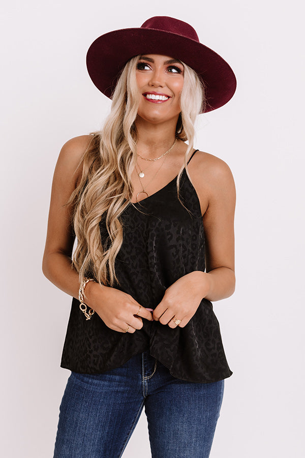 My Favorite Memory Shift Tank In Black