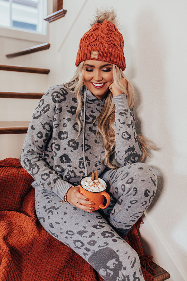 Cozy Surroundings Leopard Hoodie