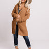 Snug A Little Closer Popcorn Knit Cardigan In Mocha Image - 1