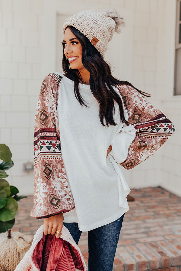 Oak Ridge Waffle Knit Top