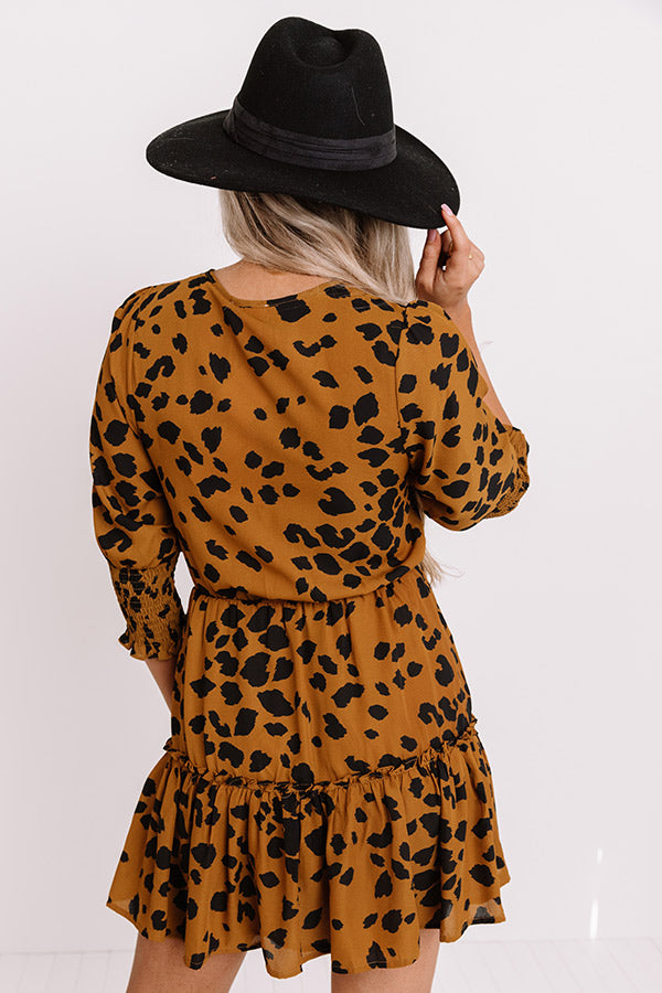 Together Tonight Leopard Dress