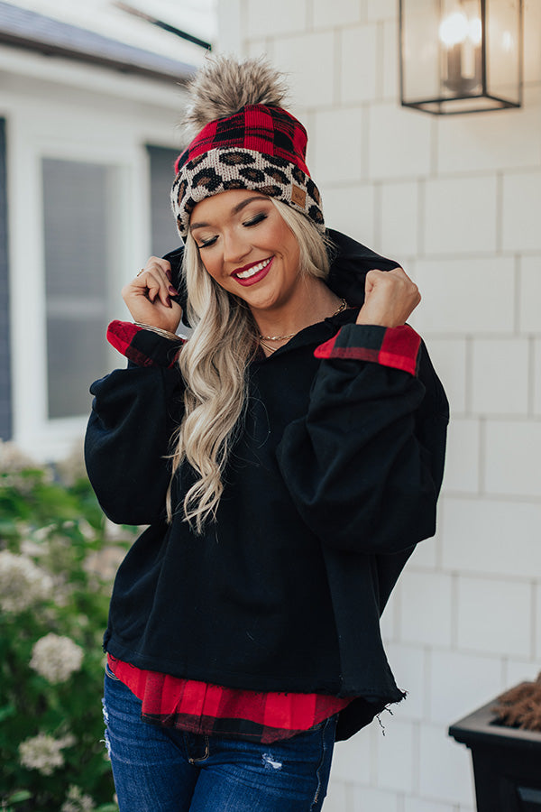 Lodge Party Hoodie In Black