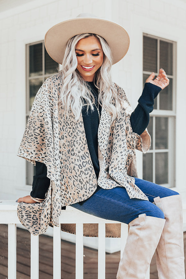 Lovely Time Leopard Cardigan